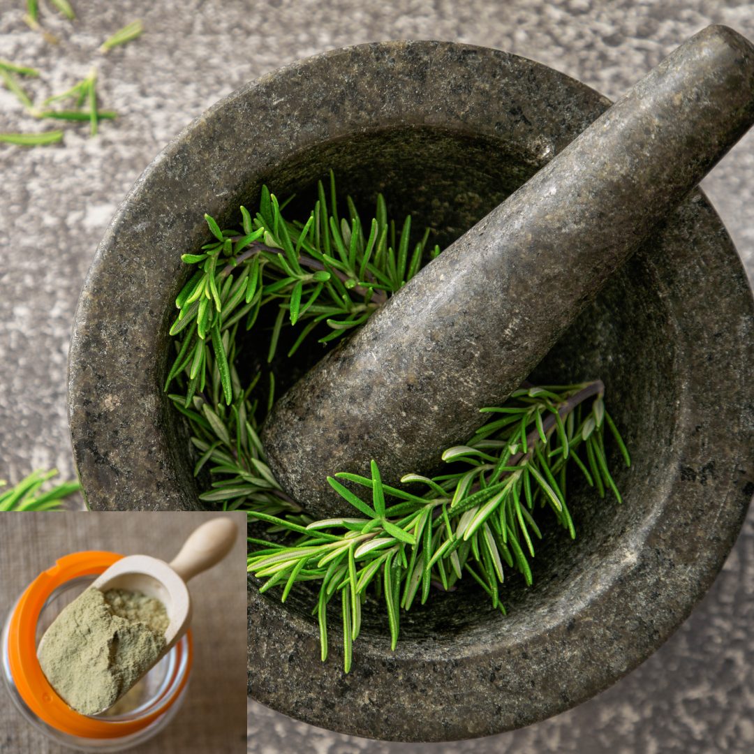 Romarien gemahlen Gewürz Kräuter