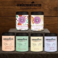 Essenz der Küche ist ein Set aus 6 perfekten Gewürzzubereitungen Gewürzmischungen