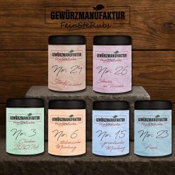 Grillmeister Set mit 6 Gewürzzubereitung perfekt zum grillen