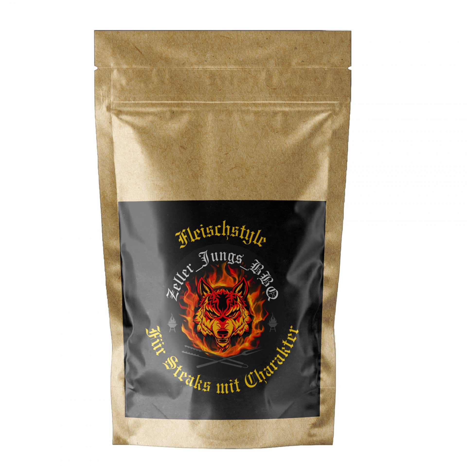 Fleisch kann jeder, Style nicht! Der "Fleischstyle" von den Zeller Jungs ist das ultimative Steak-Upgrade. Edles Flor de Sal trifft auf die fruchtige Frische von Zitronenschale und die unglaubliche Umami-Tiefe von fermentiertem Knoblauch. Der absolute Wow-Effekt für dein Ribeye oder Flanksteak!